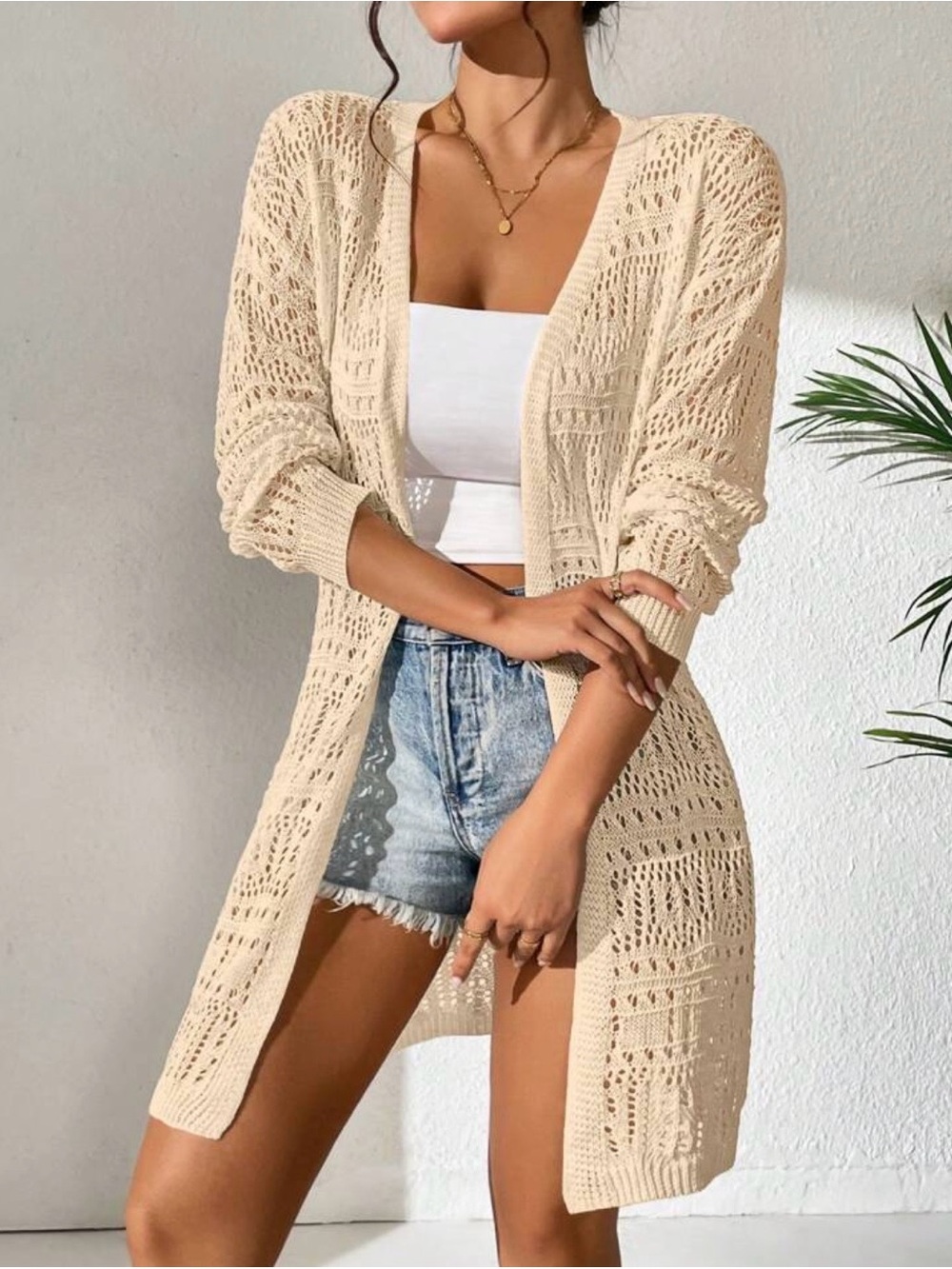 SHEIN Lace Cardigan/Coverup